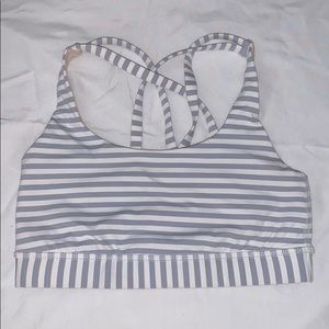 Striped Lululemon Sports Bra